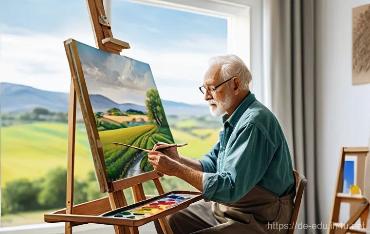 시니어 자기 개발 - **"Joyful Senior Learning Online"**: A vibrant, smiling German senior woman, approximately 70 years ...